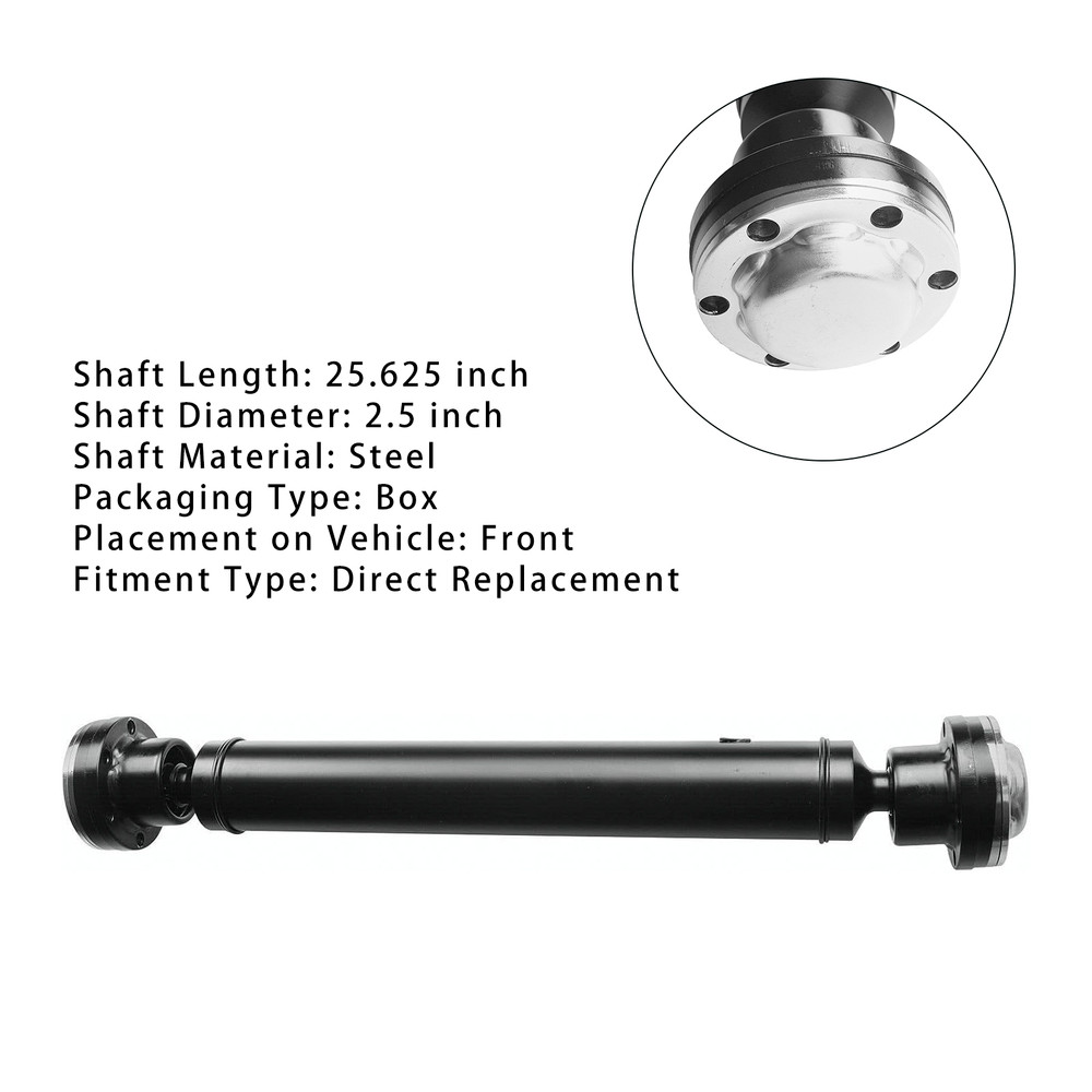 2012-2016 Mercedes-Benz GL350 ML350 Front Driveshaft Prop Shaft Assembly 1664100601 Generic