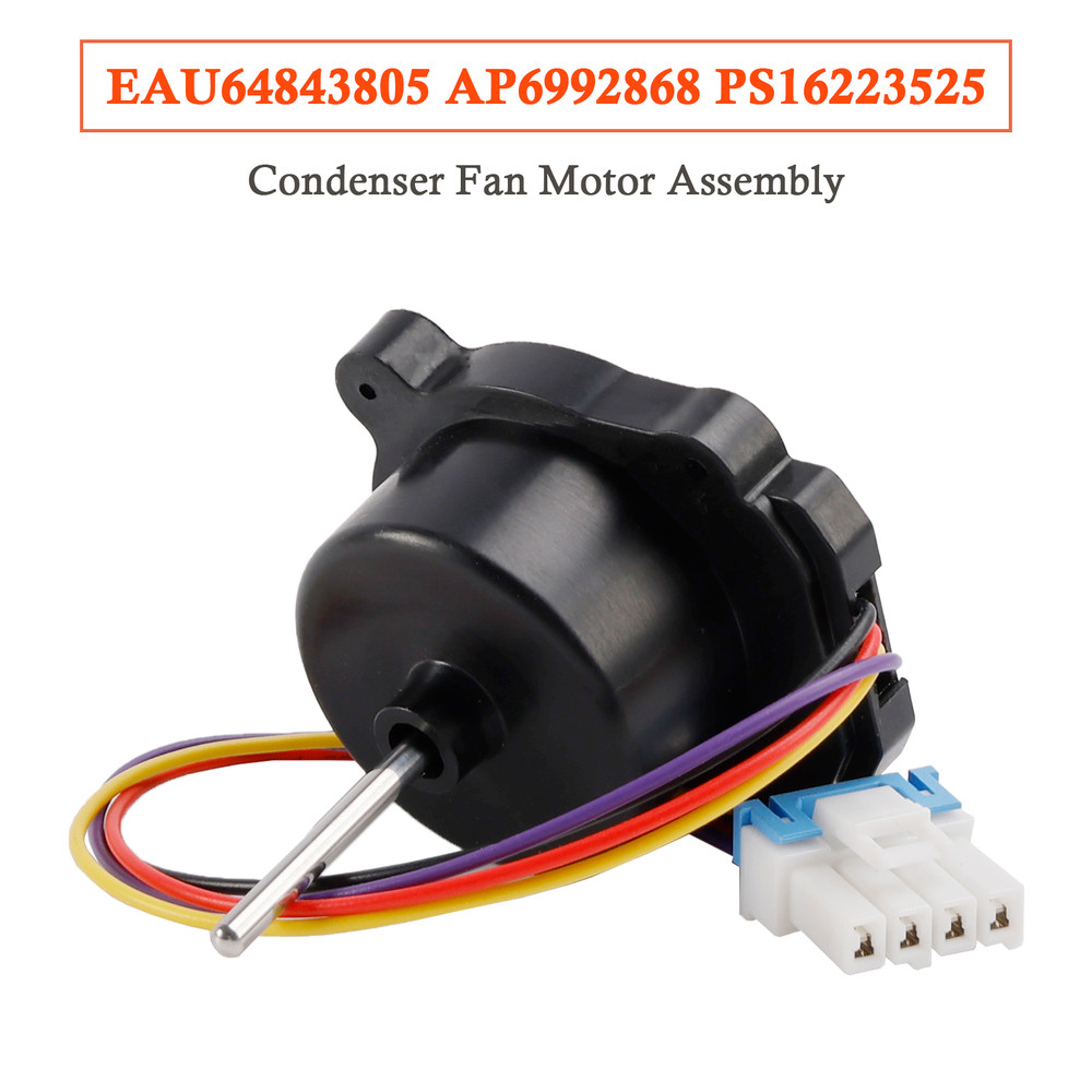 EAU64843805 Condenser Fan Motor Assembly for LG Refrigerator AP6992868 PS16223525