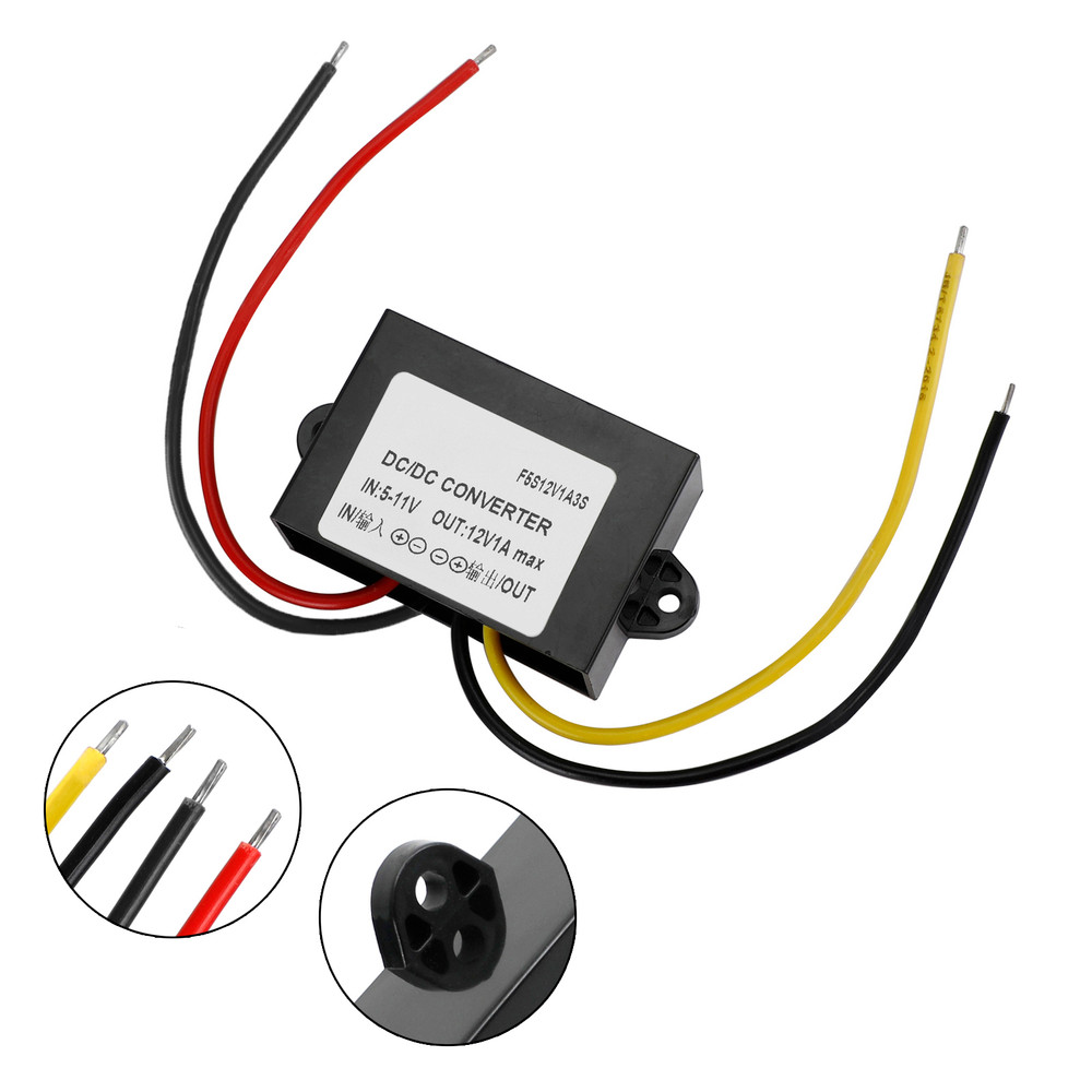 DC-DC Boost Step-Up Converter 1A 6V To 12V Car Power Supply Module Waterproof Generic