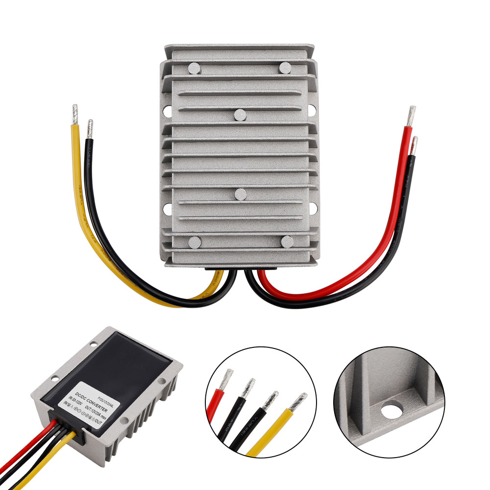 DC/DC Step Down Power Converter Regulator 30-120V to 12V 20A 240W WaterProof Generic