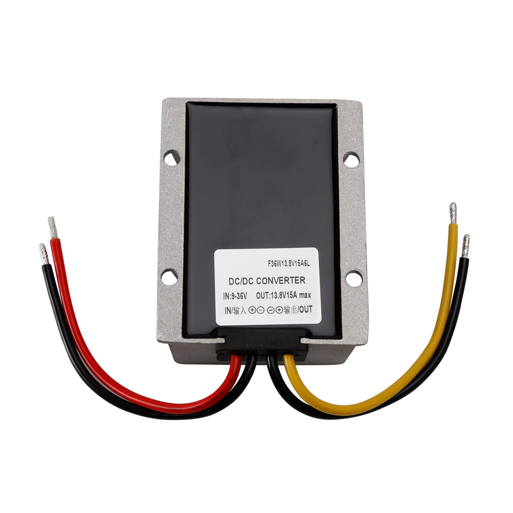 DC 9-36V Converter To DC 13.8V 15A Boost Buck Power Module Voltage Regulator Generic