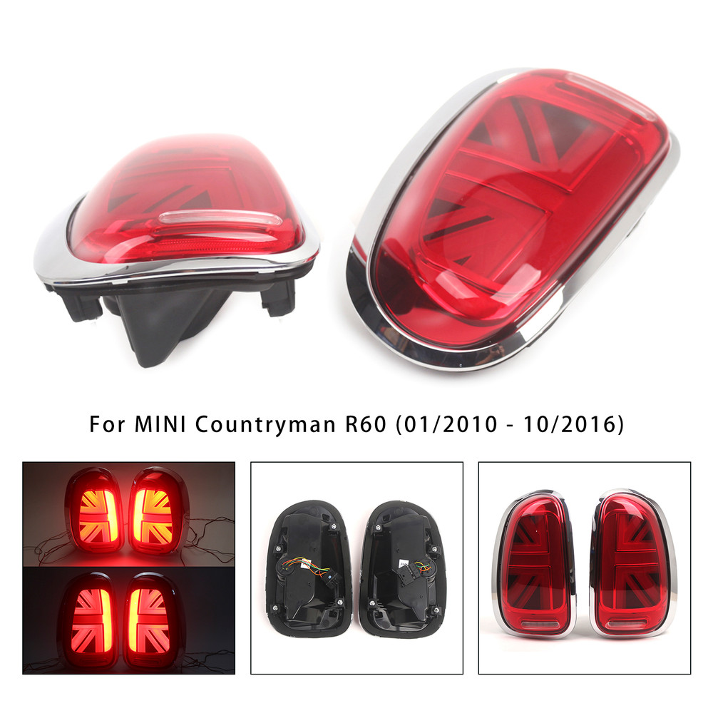 2010-2016 BMW MINI Countryman R60 RED L&R LED Tail lights Lamps Generic