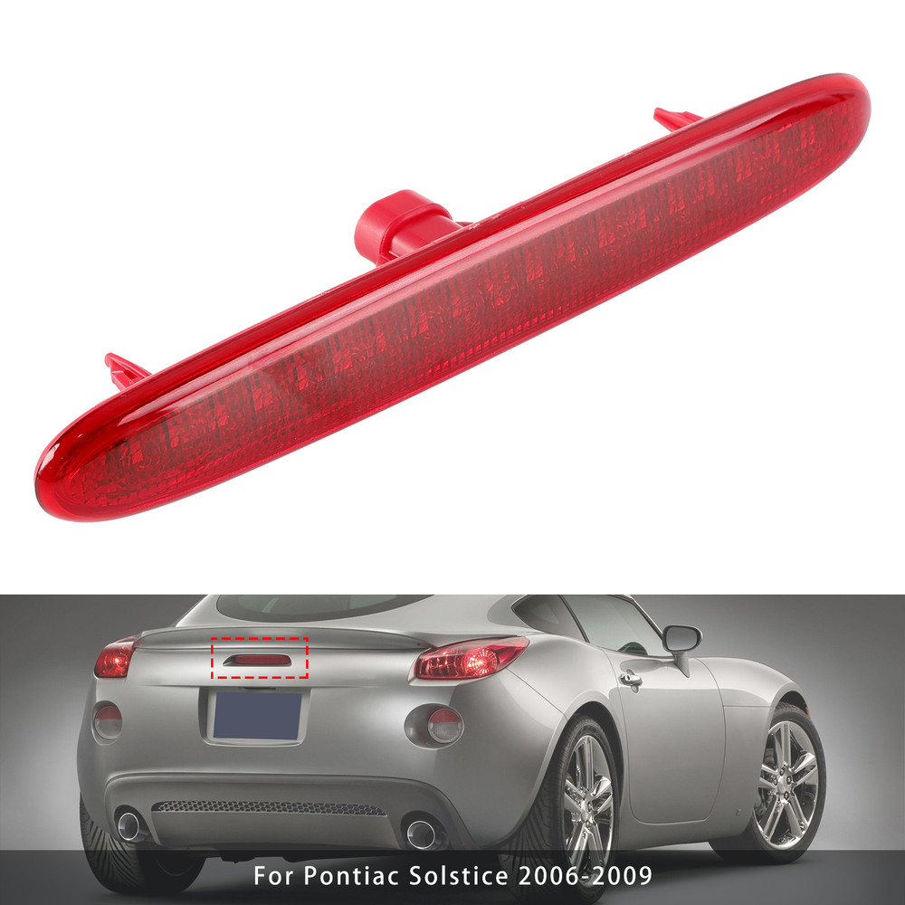 2006-2009 Pontiac Solstice Red LED 3rd Third Brake Stop Light Lamp 28K Generic