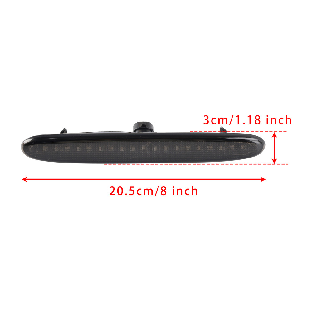 2006-2009 Pontiac Solstice Black LED 3rd Third Brake Stop Light Lamp 28K Generic