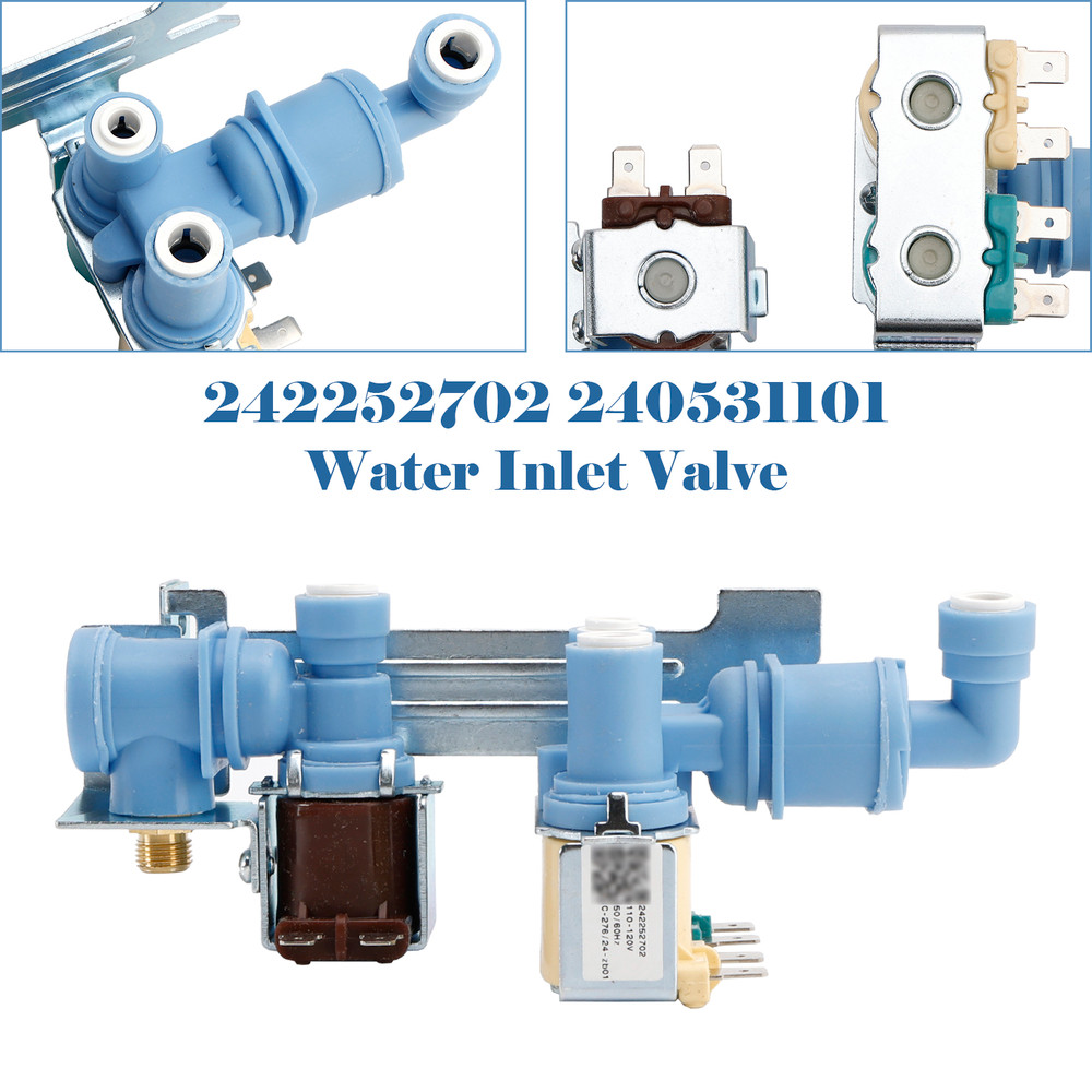 242252702 240531101 Water Inlet Valve for Kenmore for Electrolux Frigidaire