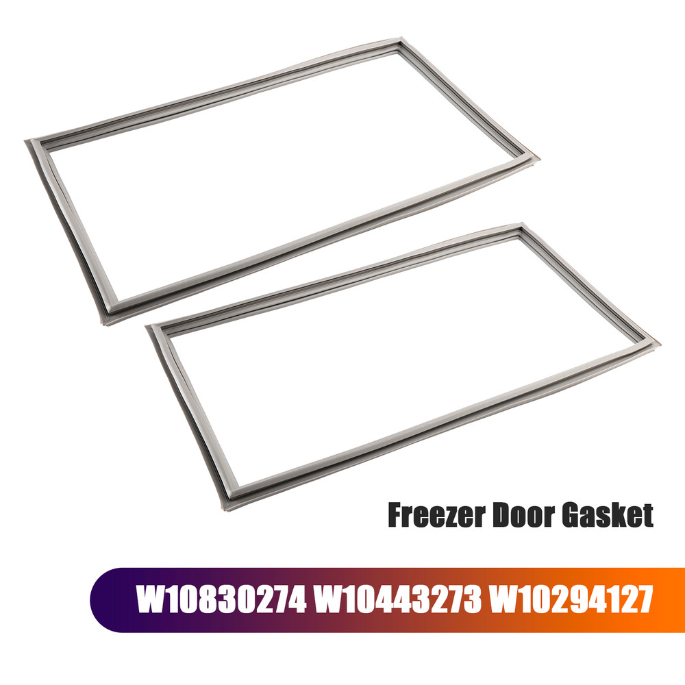 2 Pack W10830274 Freezer Door Gasket for Maytag Refrigerator W10443273 W10294127