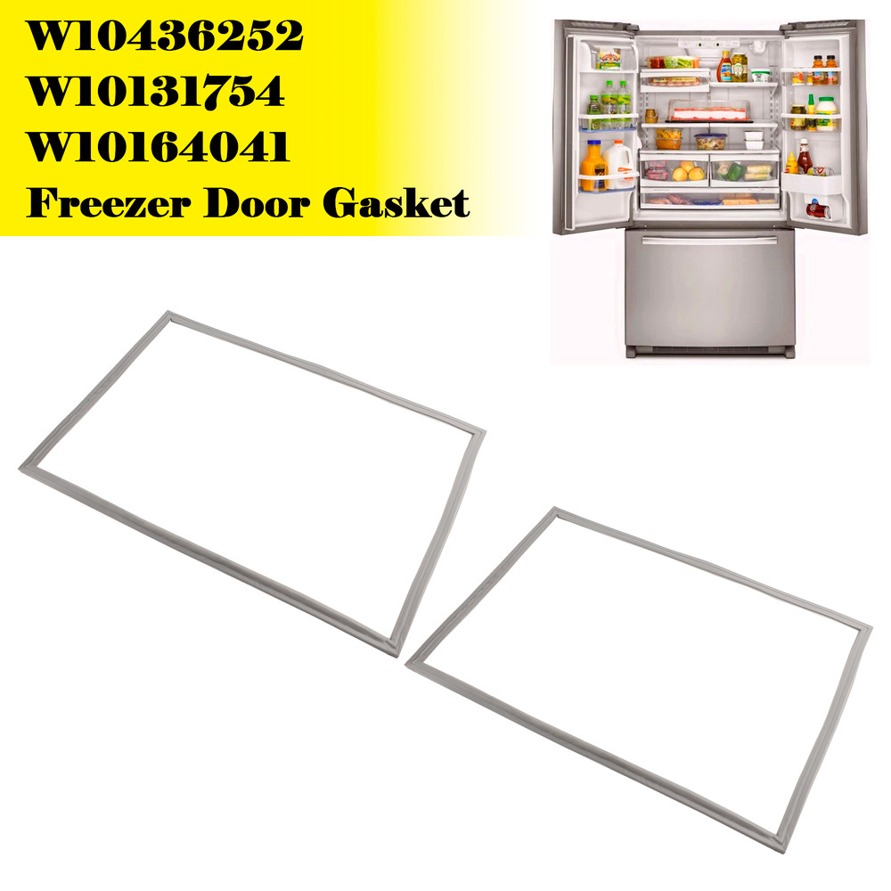 2 Pcs DA97-12522J Freezer Door Gasket for Samsung Refrigerator AP5623489 3973455