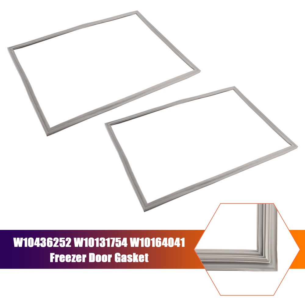 2 Pcs DA97-12522J Freezer Door Gasket for Samsung Refrigerator AP5623489 3973455