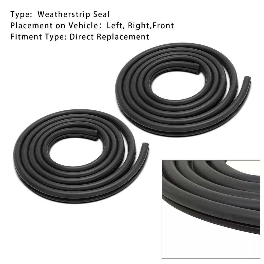 Chevy C/K 1500 2500 3500 Tahoe 2x Front Door Weatherstrip Seal Kit Generic