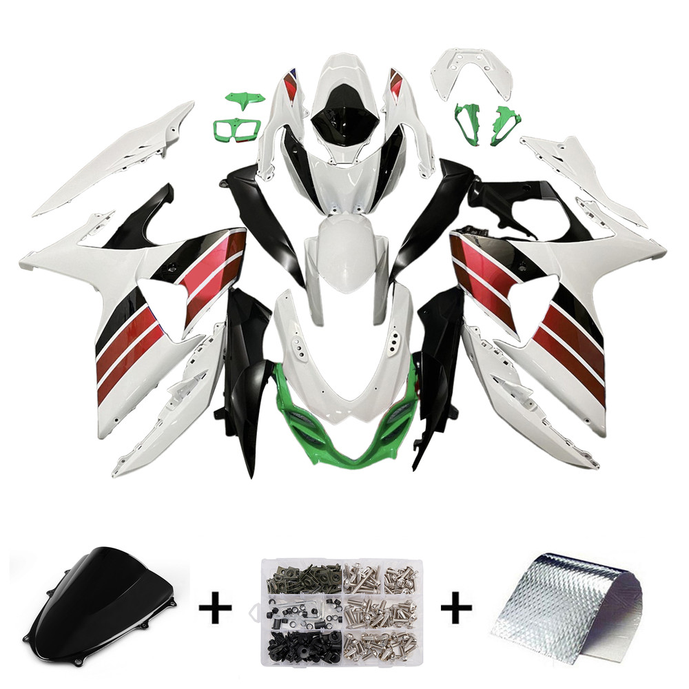 2009-2016 Suzuki GSXR1000 K9 Fairing Kit Bodywork Plastic ABS Generic#183