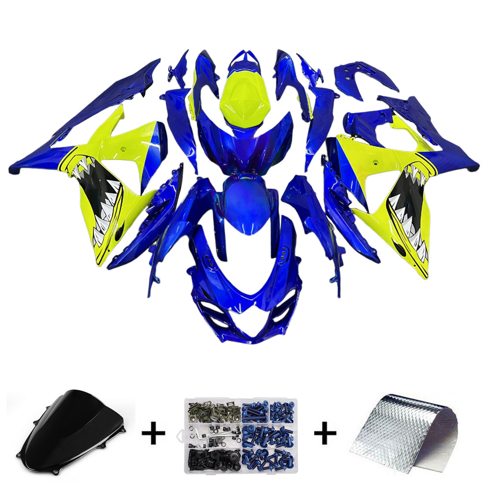 2009-2016 Suzuki GSXR1000 K9 Fairing Kit Bodywork Plastic ABS Generic#184