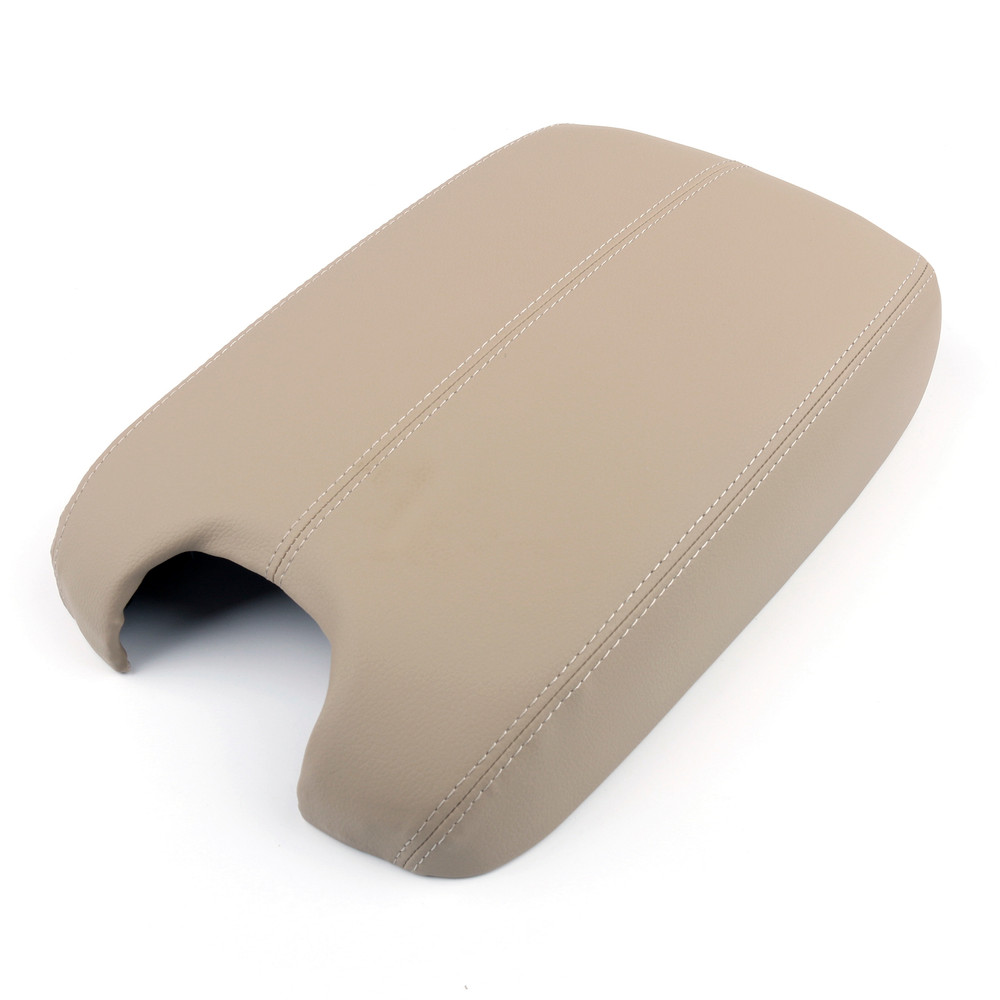 2008-2012 Honda Accord Leather Armrest Centre Console Lid Beige Generic