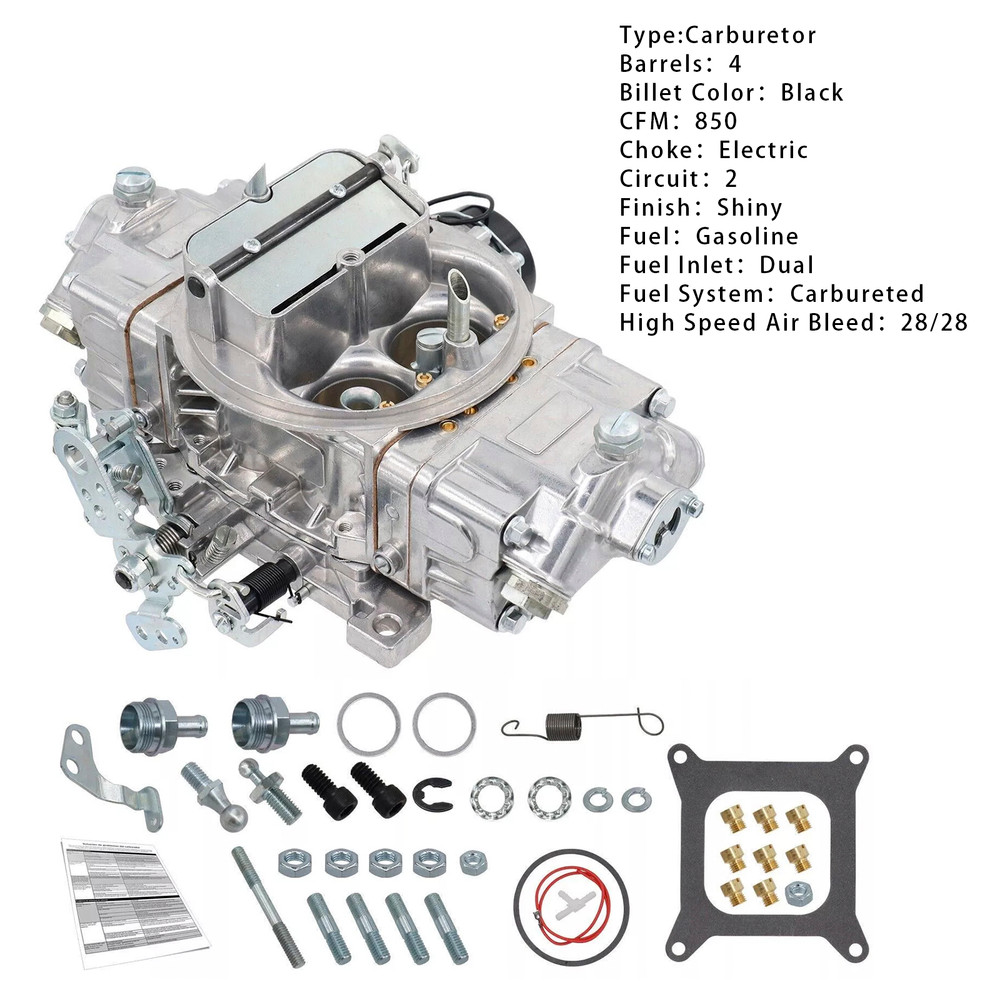BR-67214 Quick Fuel Carburetor 850 CFM Mechanical Secondary