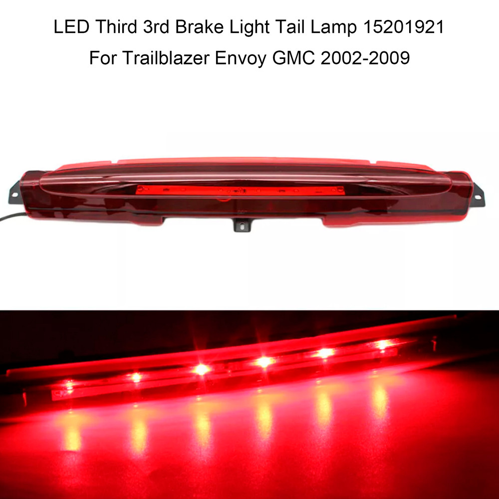 2002-2009 Chevrolet Trailblazer LED Third 3rd Brake Light Tail Lamp 15201921 Generic