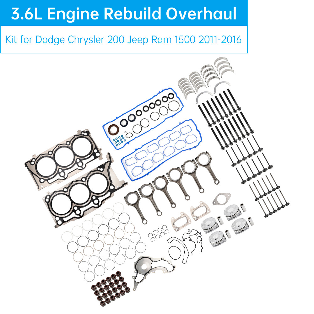 2011-2014 VOLKSWAGEN ROUTAN 3.6L  3.6L Engine Rebuild Overhaul Kit Generic