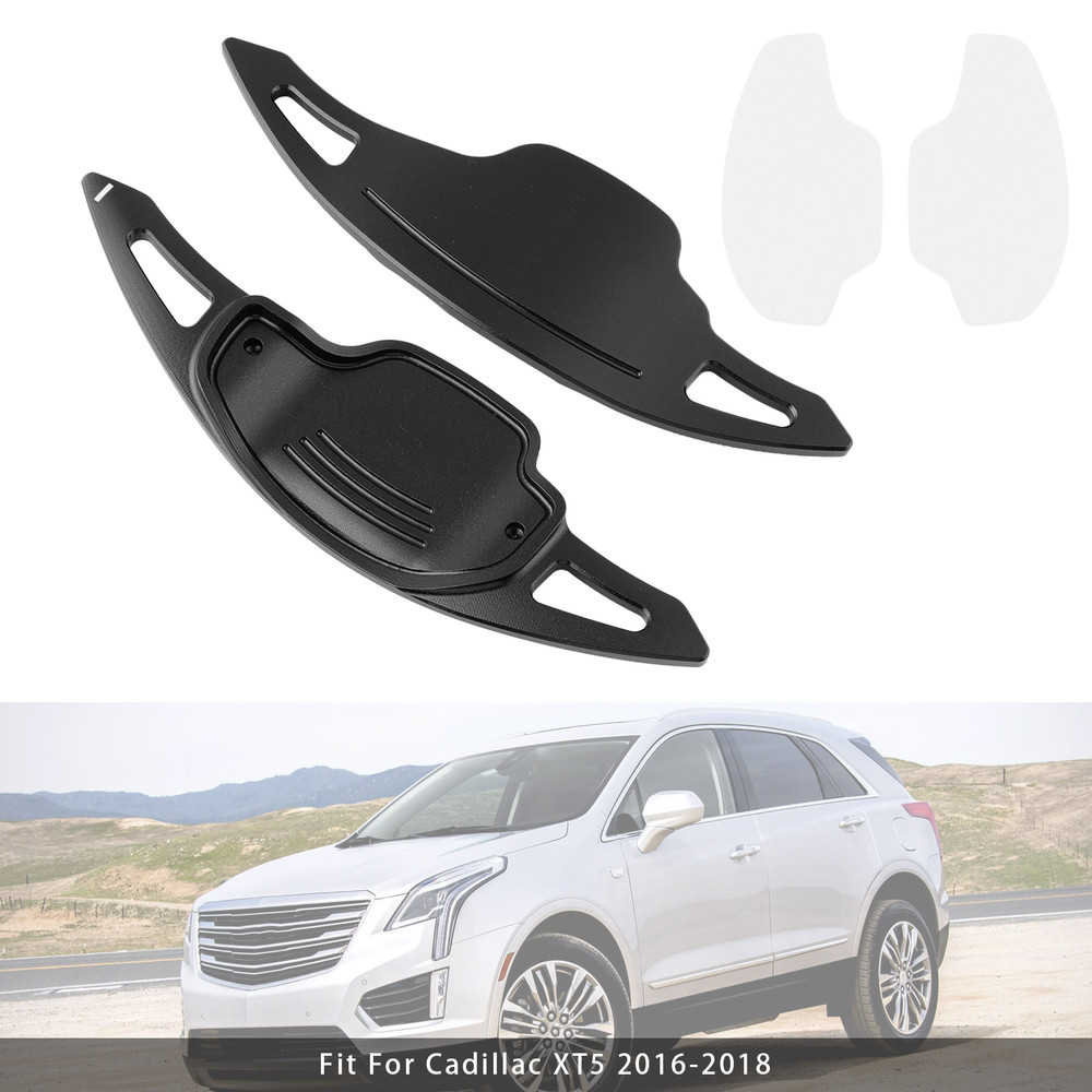 2011-2018 Buick Regal GS LaCrosse verano GL8 Steering Wheel Paddle Shifter Extensions Aluminium Black Generic