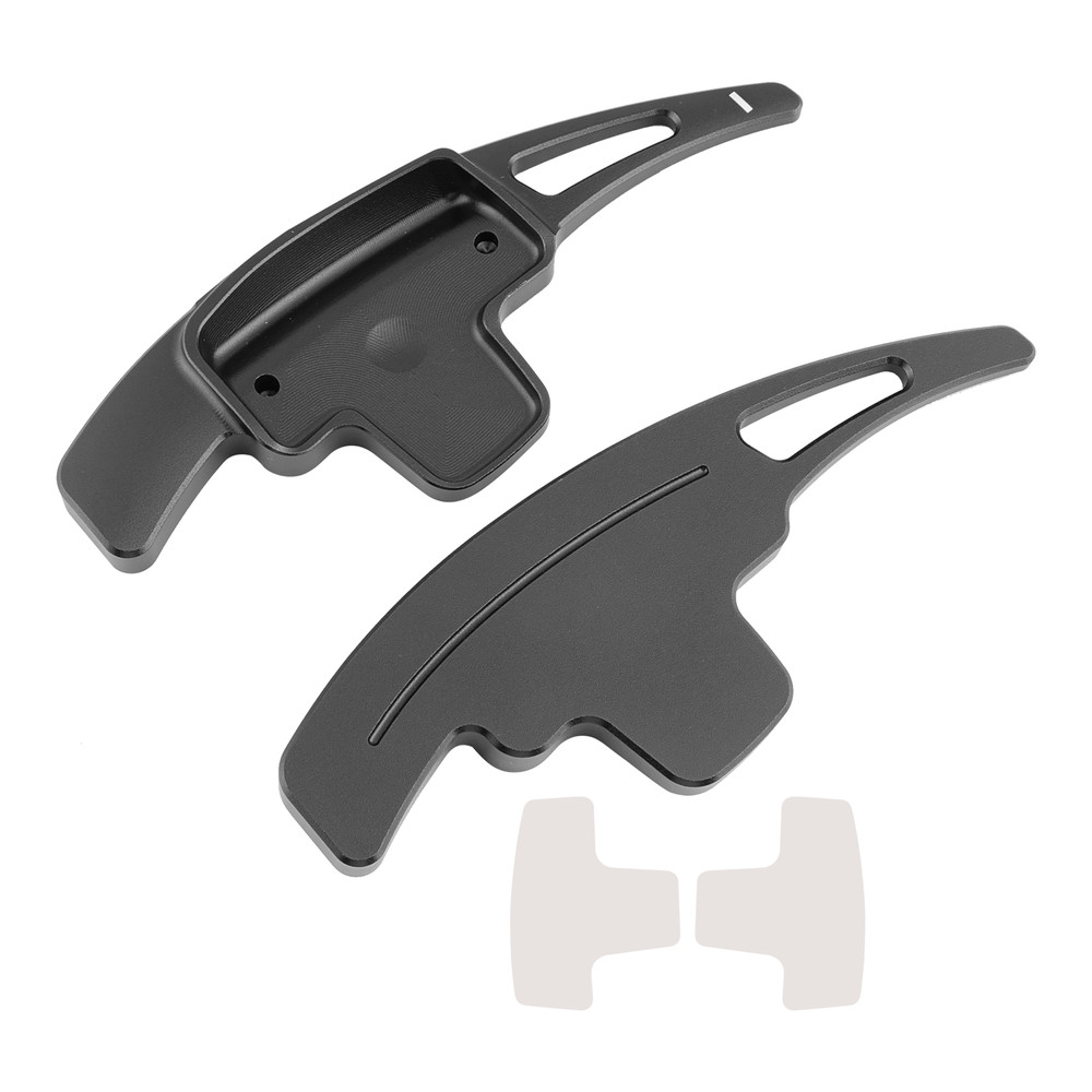 2011-2015 Mercedes-Benz CLA CLS ML Class Steering Wheel Paddle Shifter Extensions Aluminium Black Generic