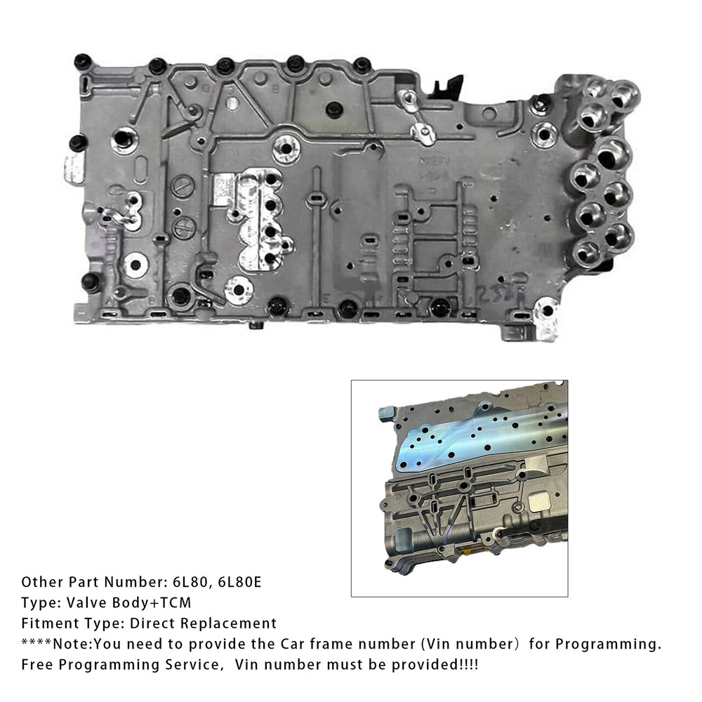 2010-2019 Chevrolet Express 2500/3500 Valve Body+Transmission Control Module & Solenoid 6L80 6L80E Generic