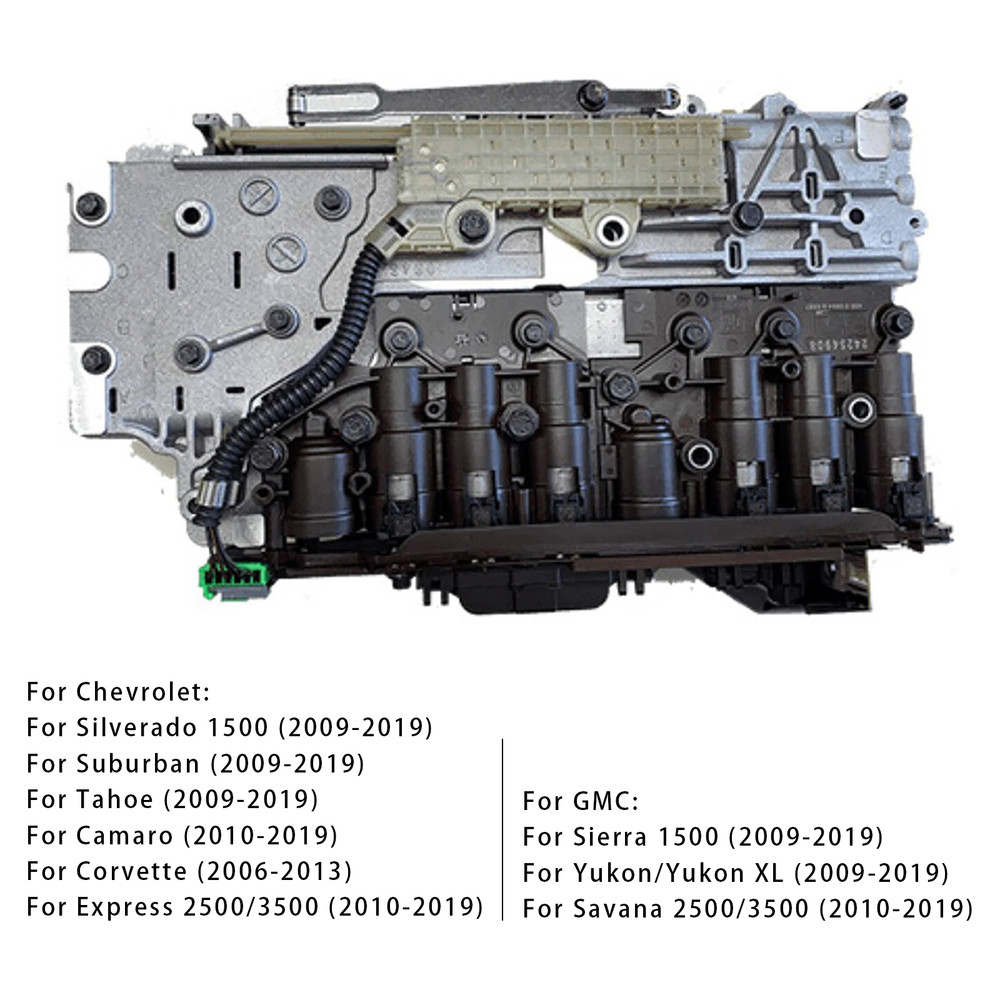 2010-2019 GMC Savana 2500/3500 Valve Body+Transmission Control Module & Solenoid 6L80 6L80E Generic