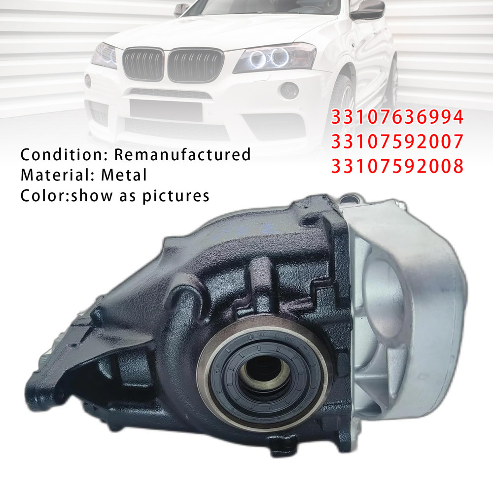 BMW X3-X6 Rear Differential Assembly 3.38 Gear 33107636994 Generic