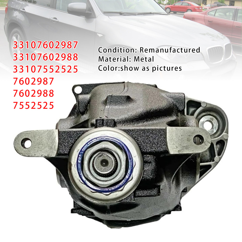 2007-2010 BMW X5 E70 3.0si GAS Rear Differential Assembly 4.44 Ratio 33107602987 Generic