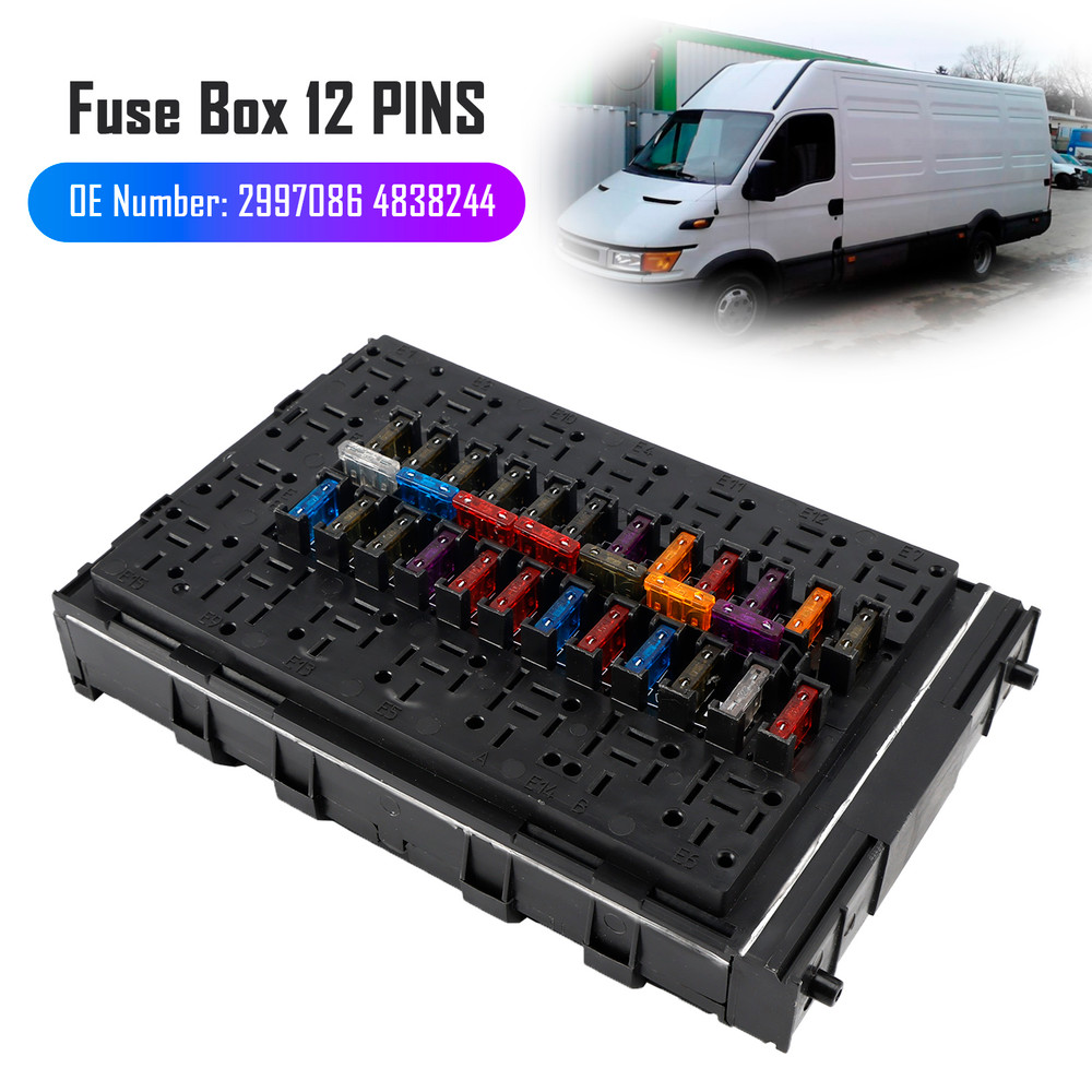 1989-2006 Iveco Daily II III Autobus Autocar Fuse Box 2997086 4838244 Generic
