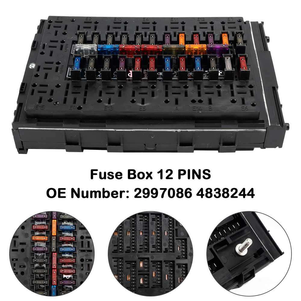 1989-2006 Iveco Daily II III Autobus Autocar Fuse Box 2997086 4838244 Generic