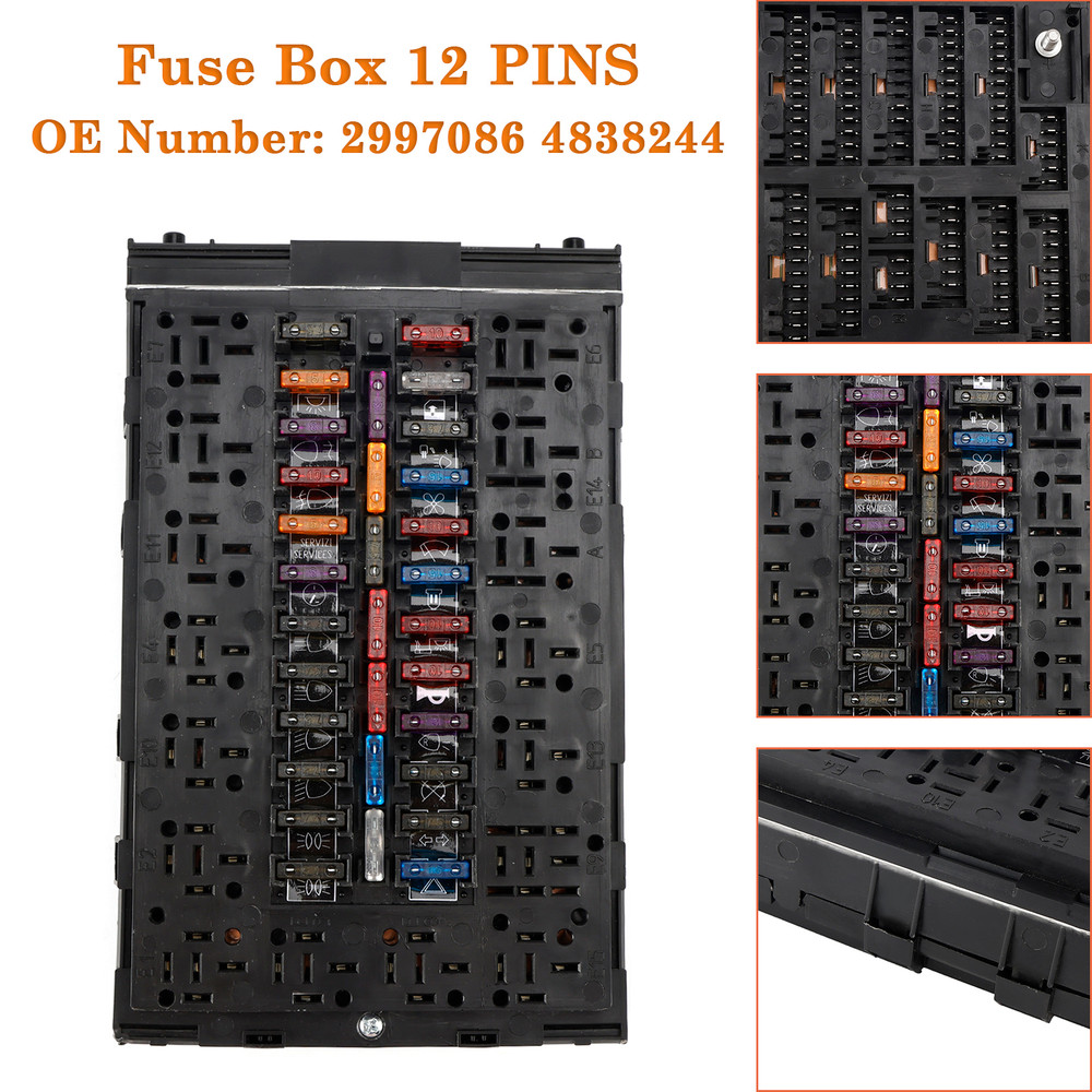 1989-2006 Iveco Daily II III Autobus Autocar Fuse Box 2997086 4838244 Generic