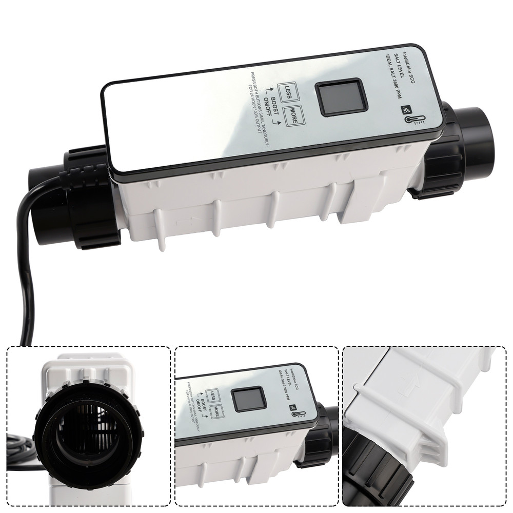 Salt Cell is made for use with the IC40 Chlorine Generator system. Includes a 15 ft cable and sanitizes up to 40K gallon pool.