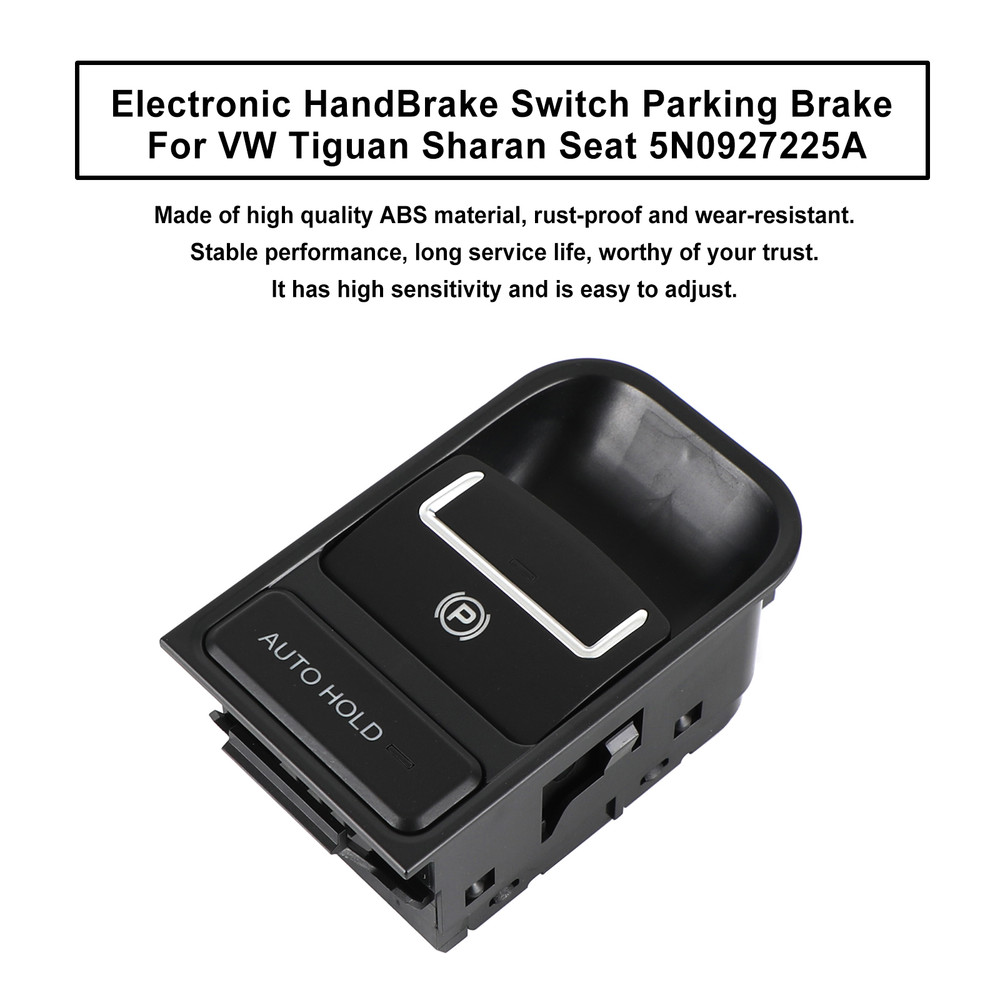 2008-2015 VW Tiguan Electronic Park Brake Handbrake Switch Black 5N0927225A Generic