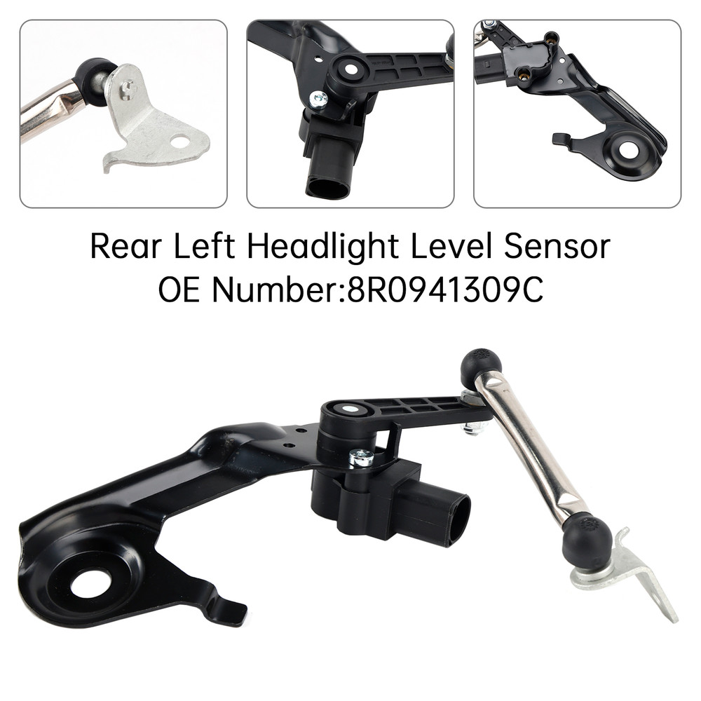 2010-2018 Audi A7 Sportback 4GA Rear Left Headlight Level Sensor 8R0941309C Generic