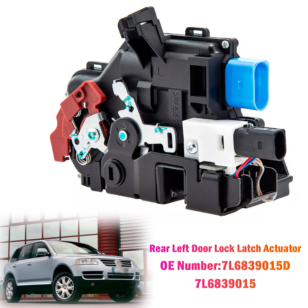 2005-2010 VW Touareg Rear Left Door Lock Latch Actuator 7L6839015D Generic