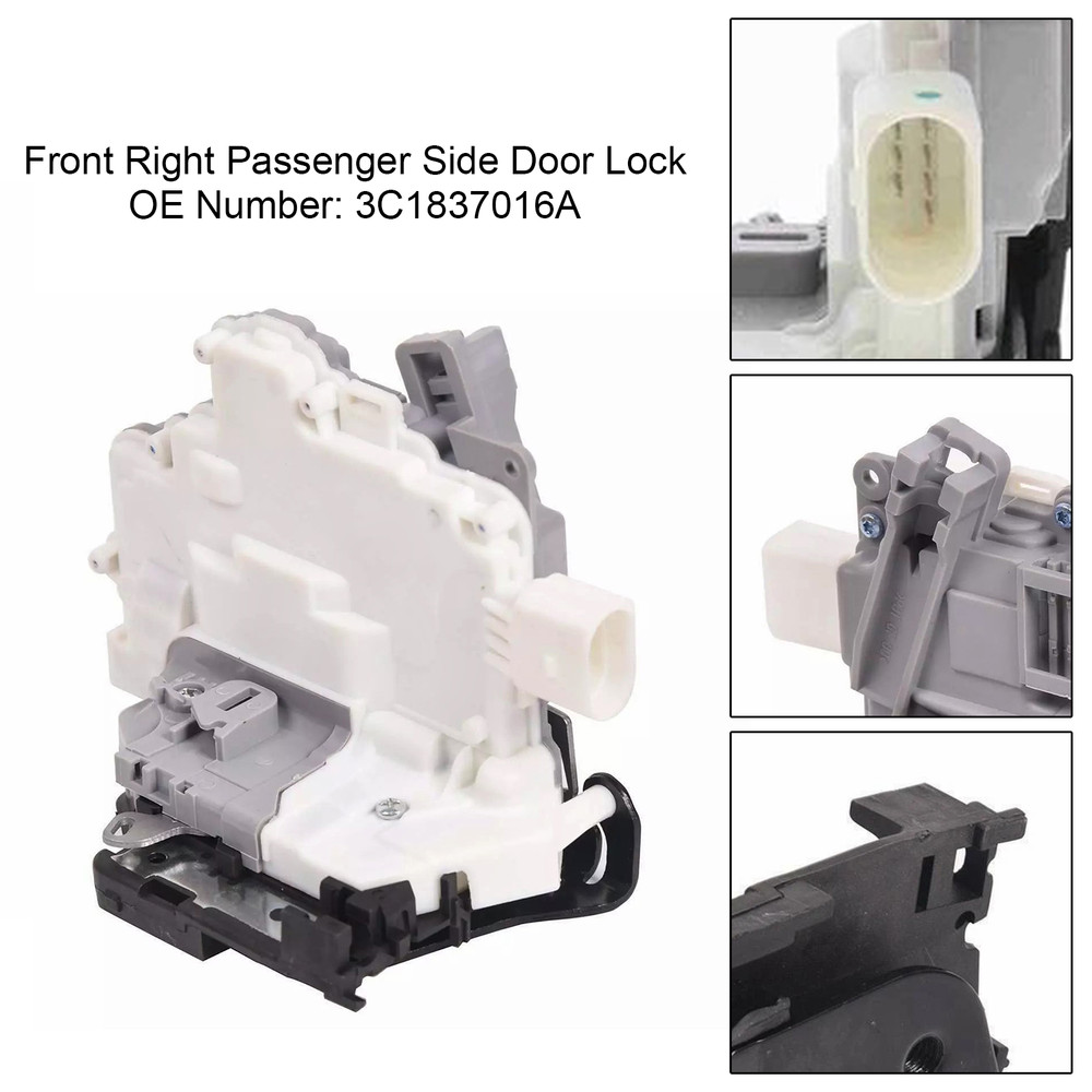 2005-2011 VW Passat B6 Variant (3C5) Front Right Passenger Side Door Lock 3C1837016A Generic
