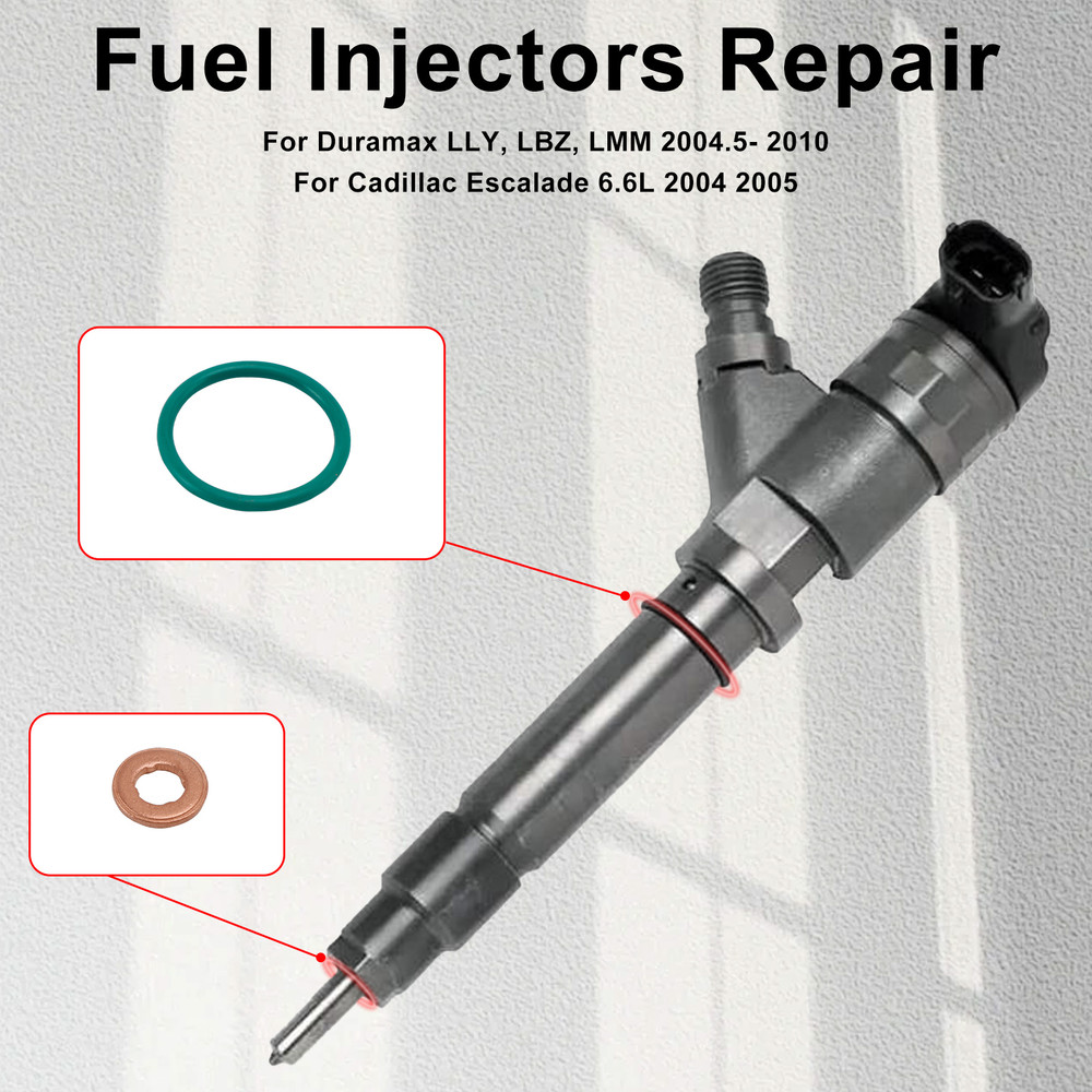 2004-2010 GMC Savana Sierra 6.6L Fuel Injector O-Ring Seal 97327722 Generic