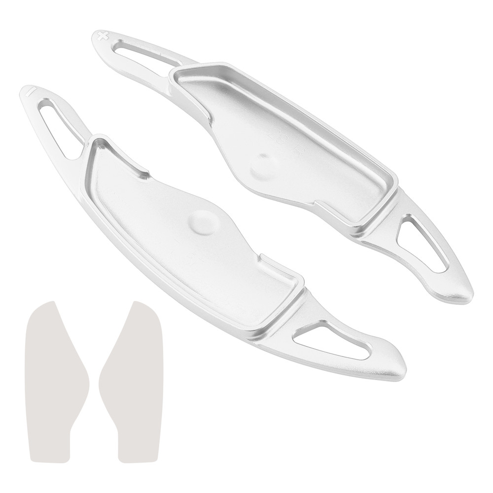 2015-2023 Genesis G70 Steering Wheel Paddle Shifter Extension Aluminium Silver Generic