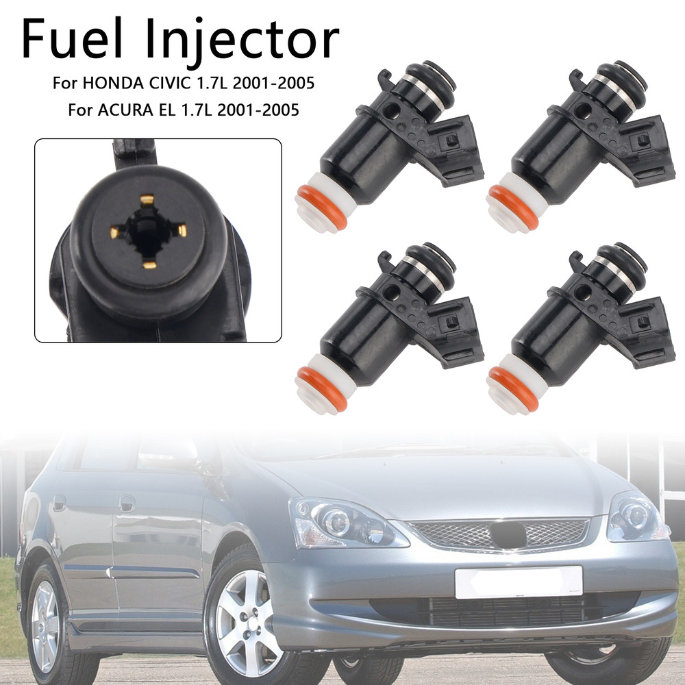 2001-2005 ACURA EL 1.7L 4*Fuel Injector 16450PLD003 Generic