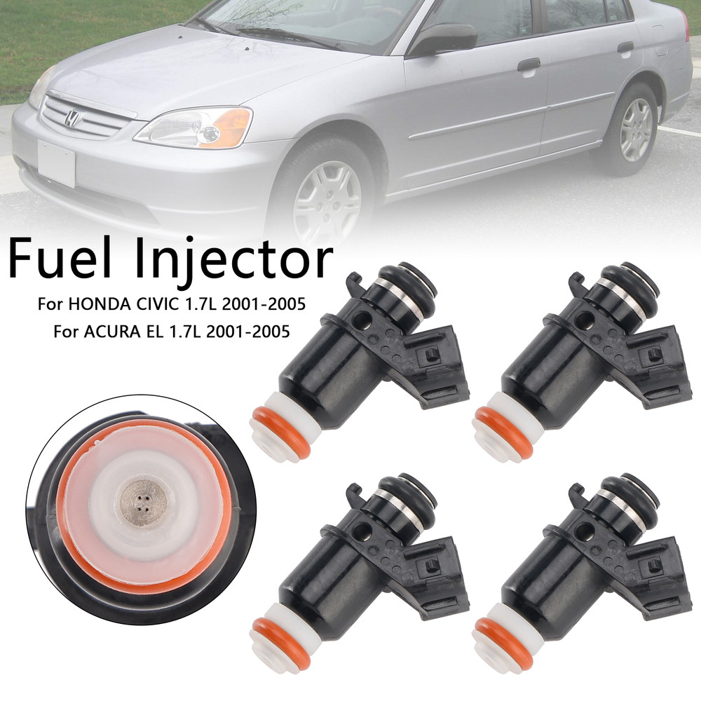 2001-2005 ACURA EL 1.7L 4*Fuel Injector 16450PLD003 Generic