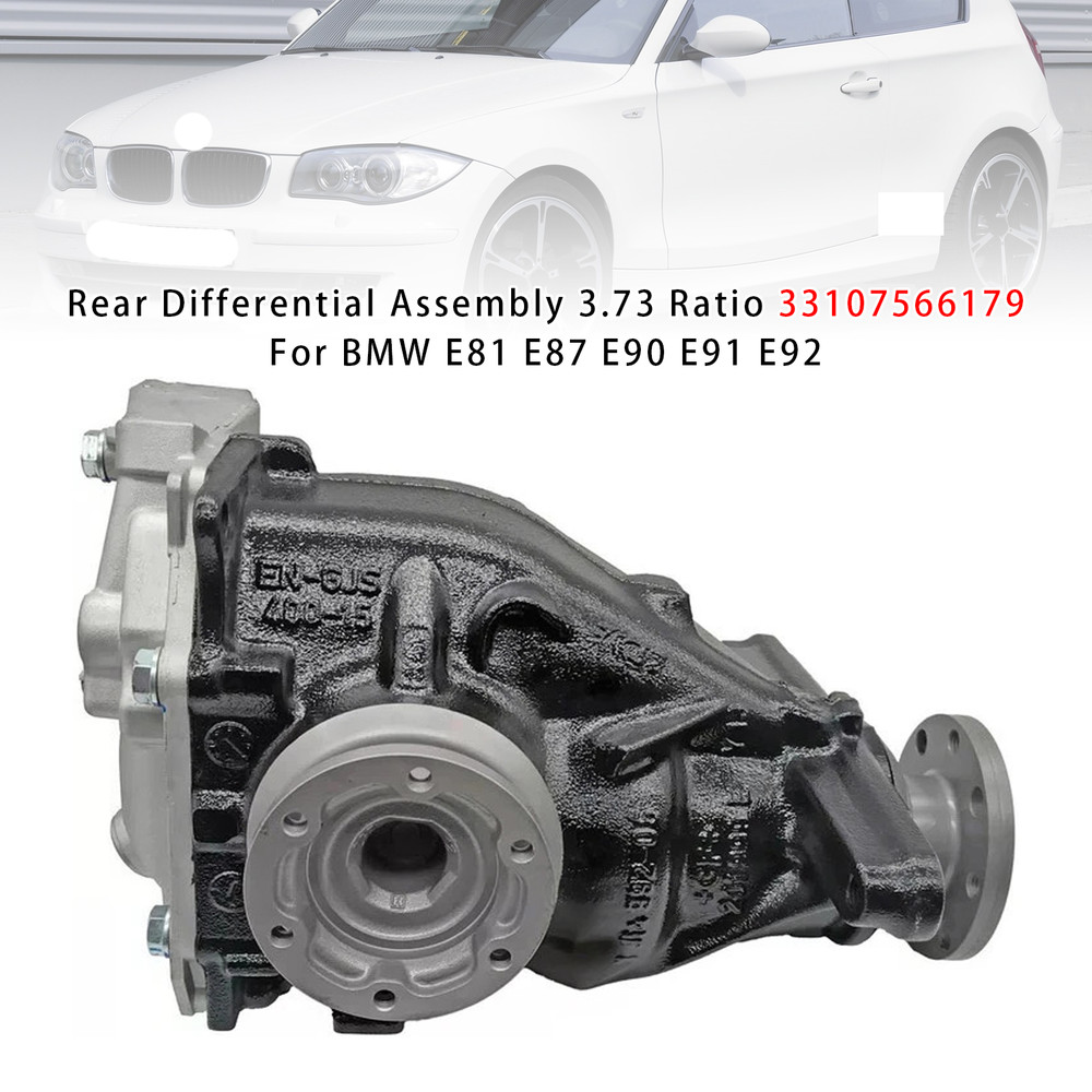 2004-2013 BMW E81 E87 1-Series Rear Differential Assembly 3.73 Ratio 33107566179 Generic