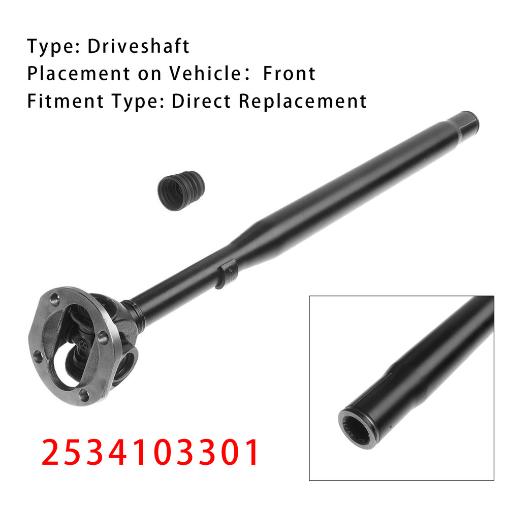 2017-2020 Mercedes-Benz C300 E300 E350 Front Driveshaft Prop Shaft 2534103301 Generic