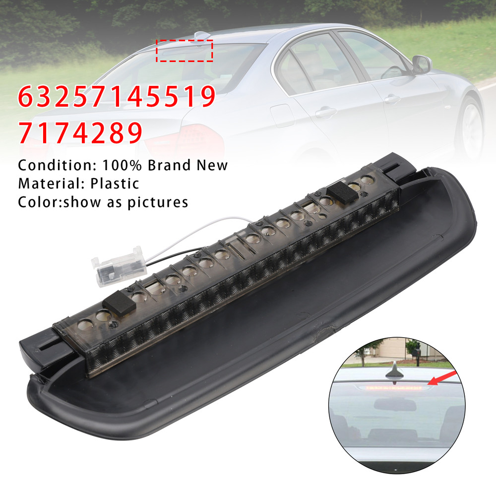 2006-2013 BMW 3 Series Coupe E92 3rd Brake Light Rear 63257145519 Smoked Generic
