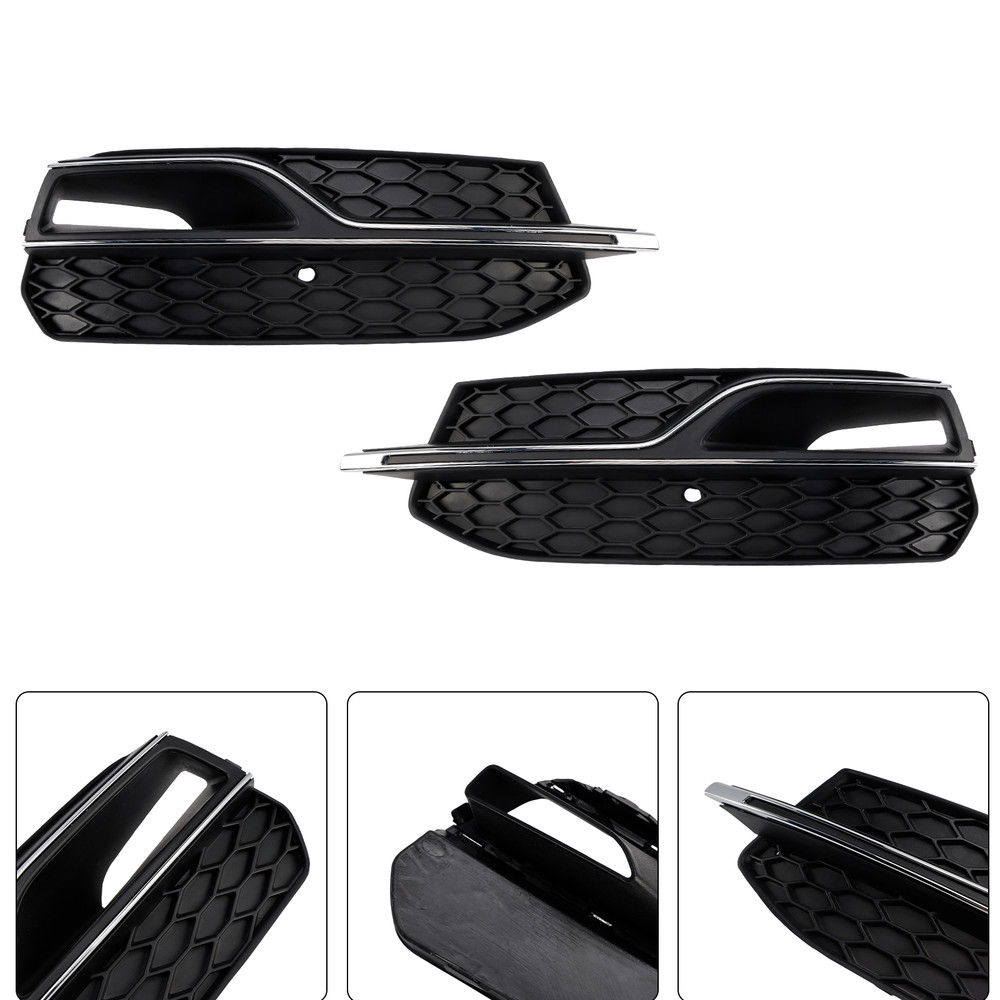 2013-2017 Audi S3 A3 2* Fog light Grille(Light+Right) 8V3807681L Generic