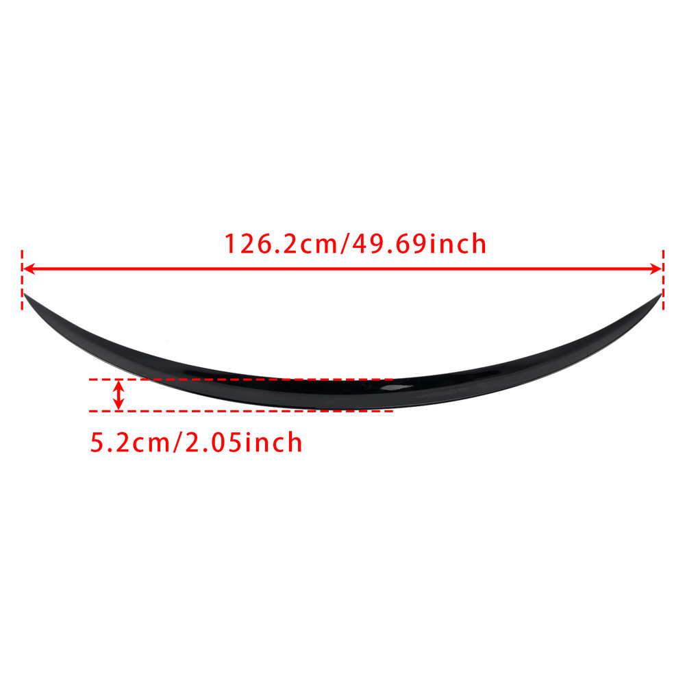 Mercedes Benz E Class C238 Coupe Models Rear Spoiler Gloss Black Generic