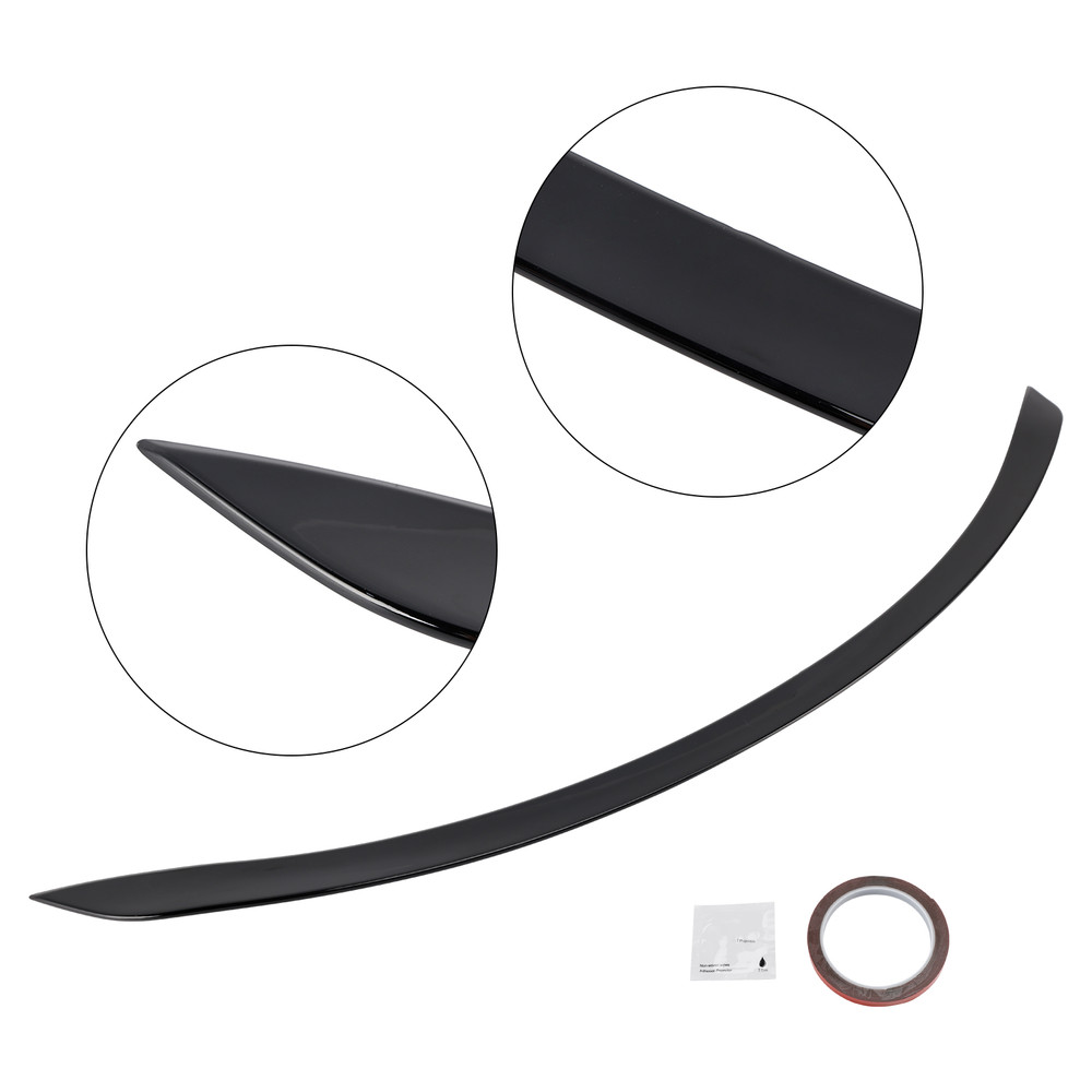 2021+ Mercedes Benz C Class W206 Saloon Rear Spoiler AMG C63 S Style Gloss Black Generic