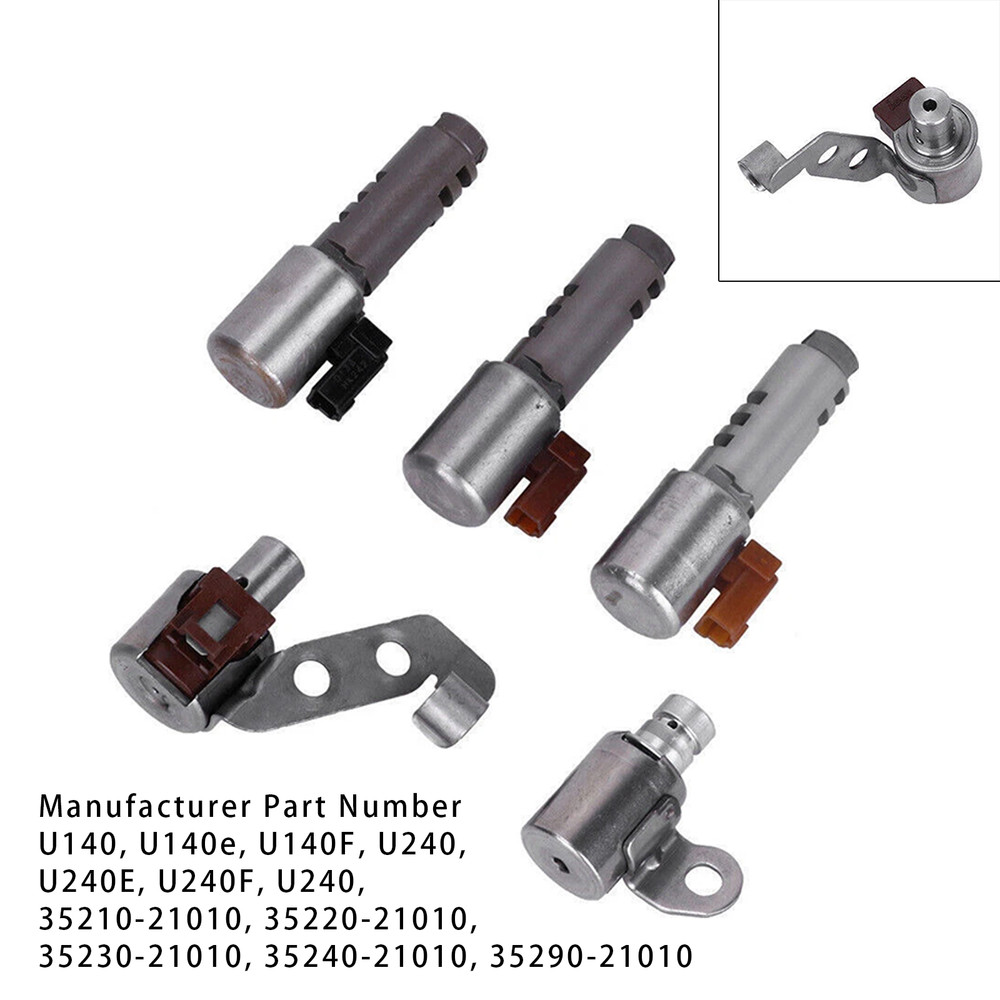 1999-2003 LEXUS ES300 RX300 5PCS Transmission Solenoid Kit U140 U240 U241 Generic