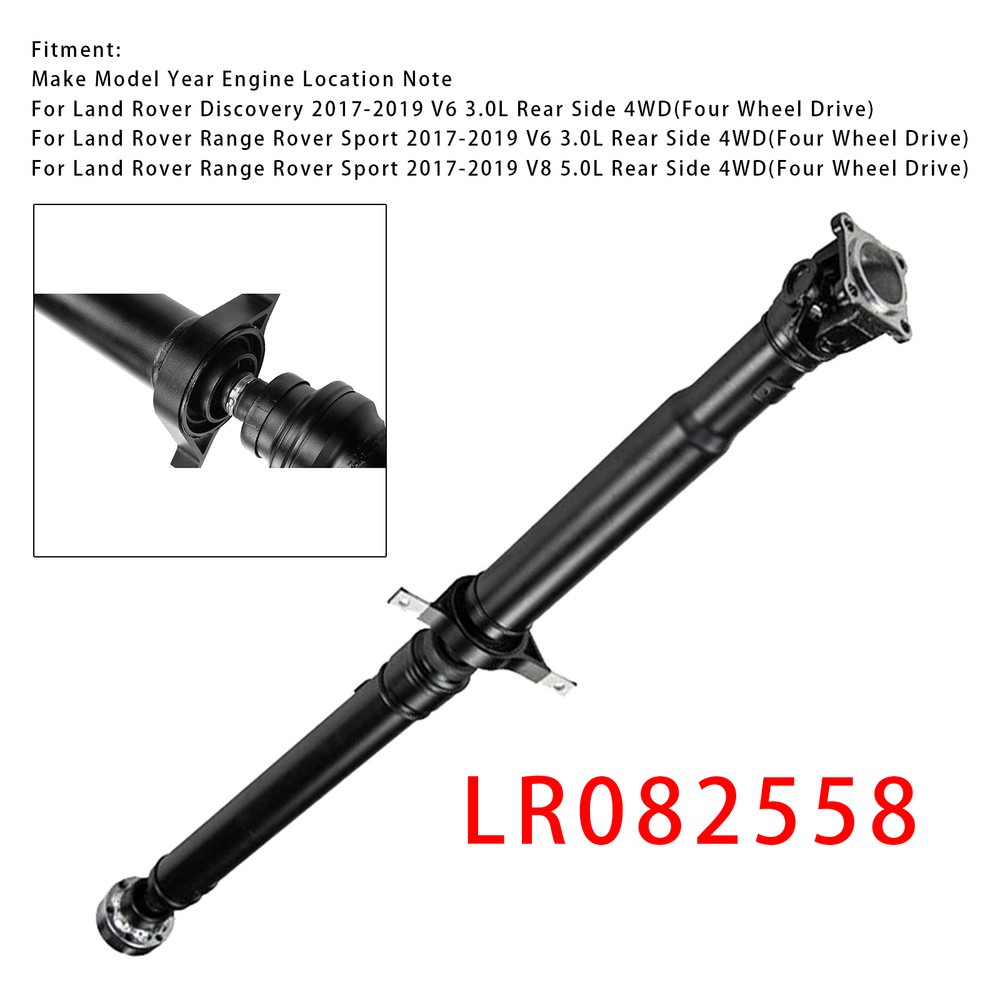 2017-2019 Land Rover Discovery  4WD Rear Drive Shaft Assembly LR082558 Generic
