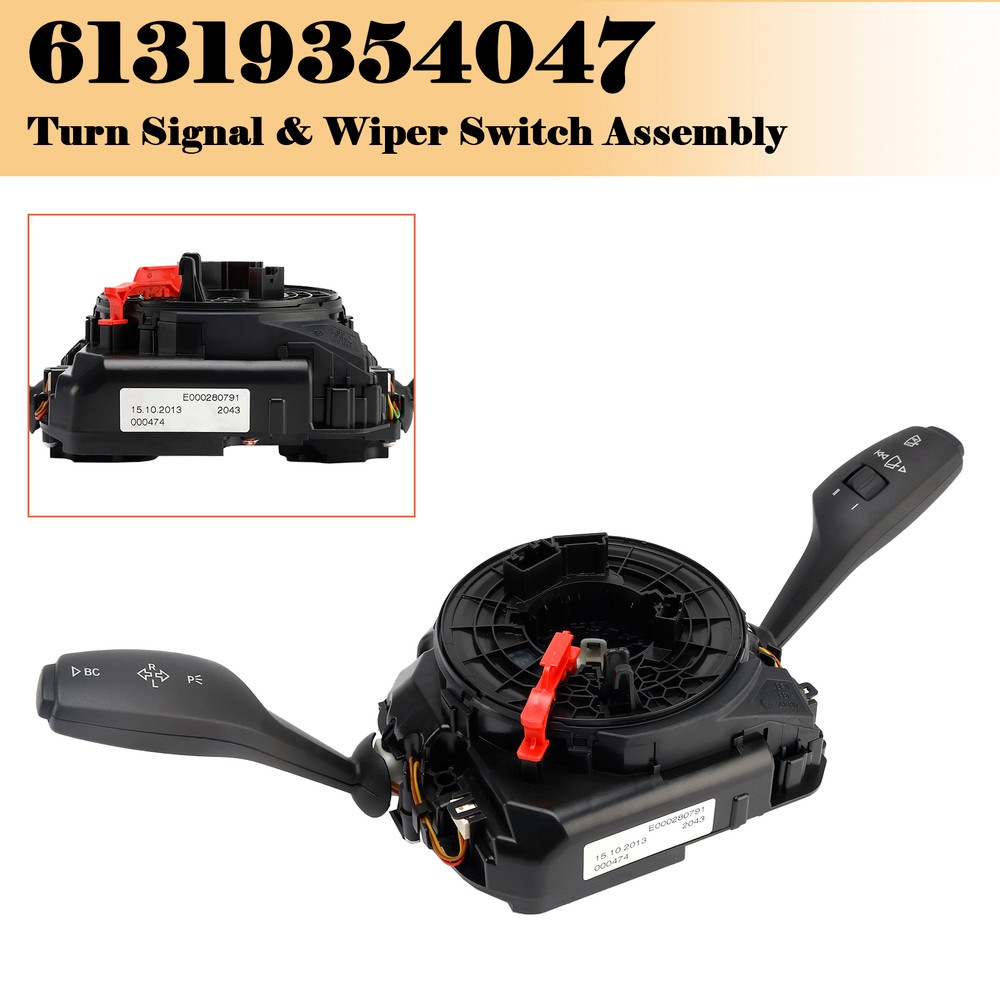 2010-2017 BMW F07 F10 F12 F13 F06 Turn Signal & Wiper Switch Assembly 61319354047 Generic