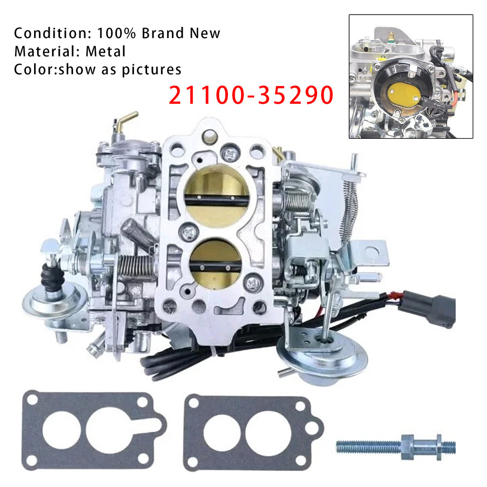 Toyota 22R Engine Carburetor W/ Round Plug 21100-35290 Generic