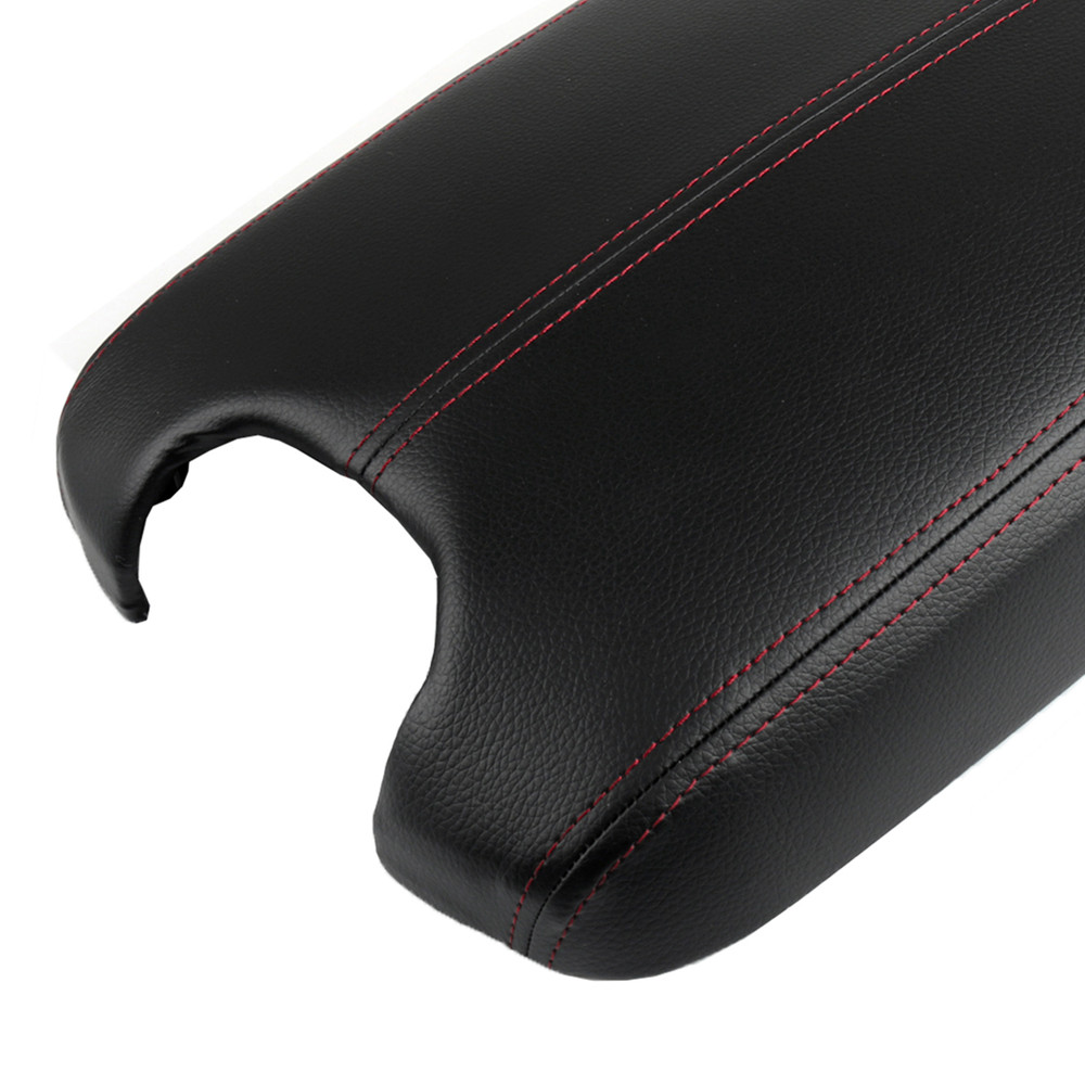 2008-2012 Honda accord Leather Center Console Armrest Lid Cover Black Generic