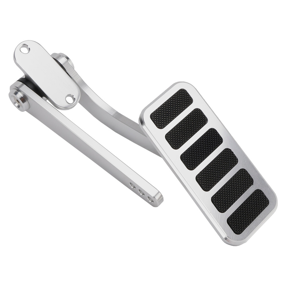 Universal Street Hot Rod Aluminum Gas Pedal + 24" SS Throttle Cable & Spring Set