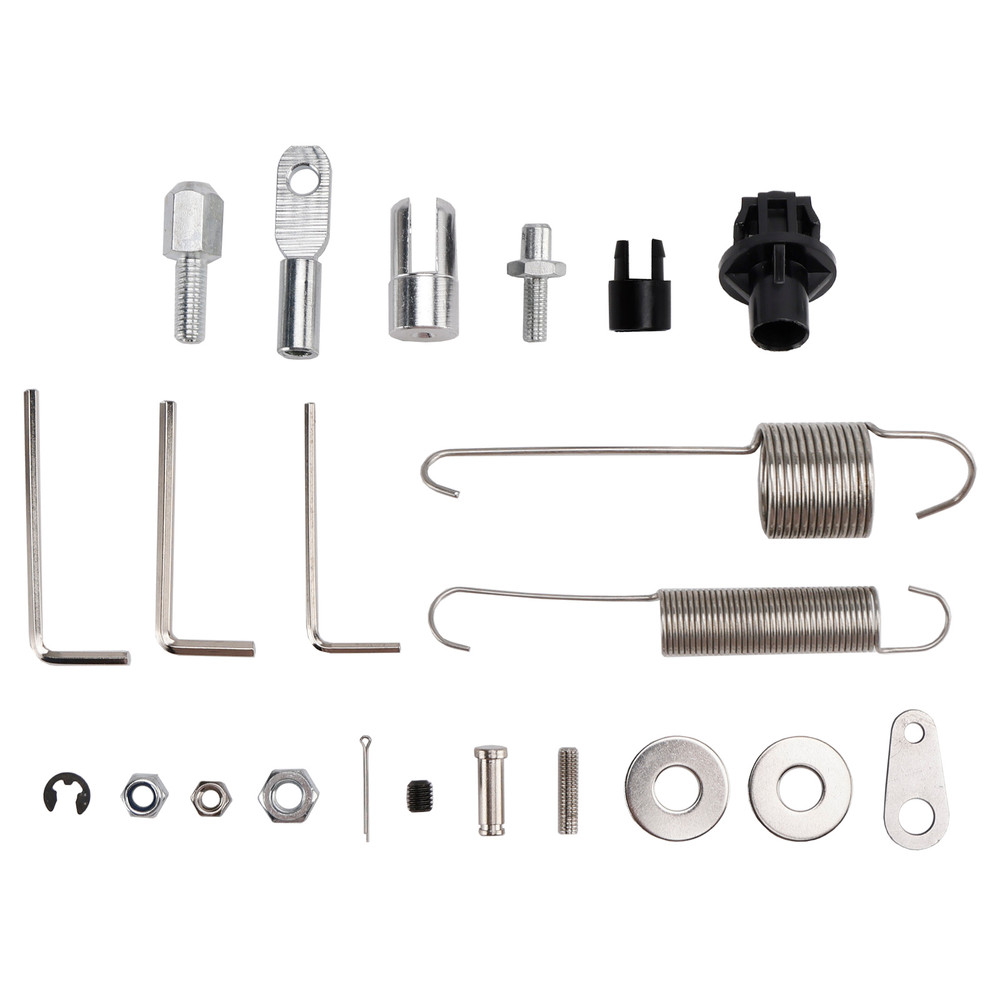 Universal Street Hot Rod Aluminum Gas Pedal + 24" SS Throttle Cable & Spring Set